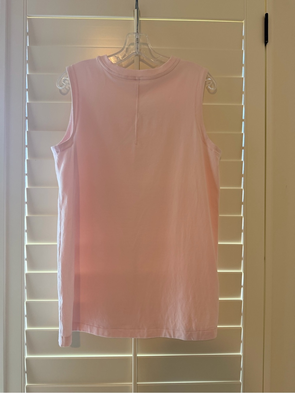 lululemon athletica Pale Pink Sleeveless Crew Tank Top